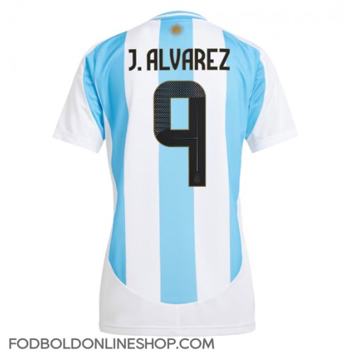 Argentina Julian Alvarez #9 Hjemmebanetrøje Dame Copa America 2024 Kortærmet